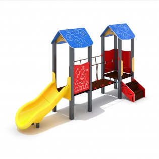 Zestaw Piro 2-2 - zjeżdżalnia plastikowa
